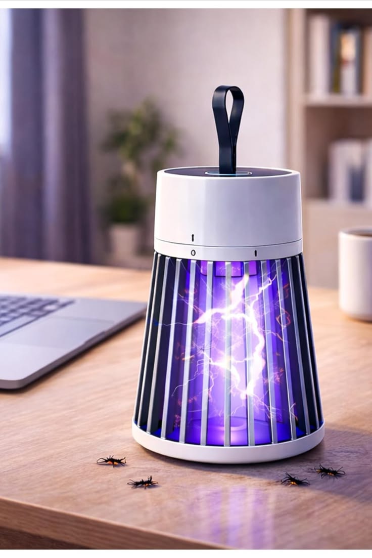 🦟 USB Rechargeable UV Mosquito Killer Lamp | Portable Bug Zapper for Indoor & Outdoor Use
